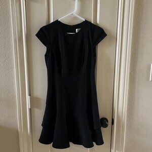 Eliza J Cap Sleeve Tiered Drop Waist A-Line Dress  - Size 0